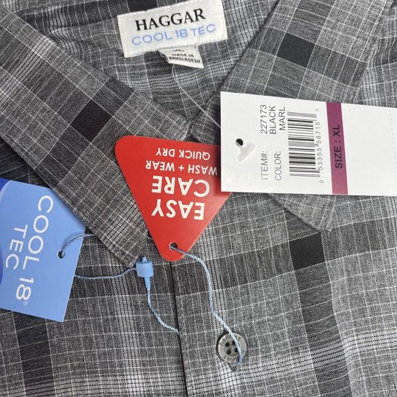 Men's Haggar Weekender Classic-Fit Button-Down - Picture 2 of 3